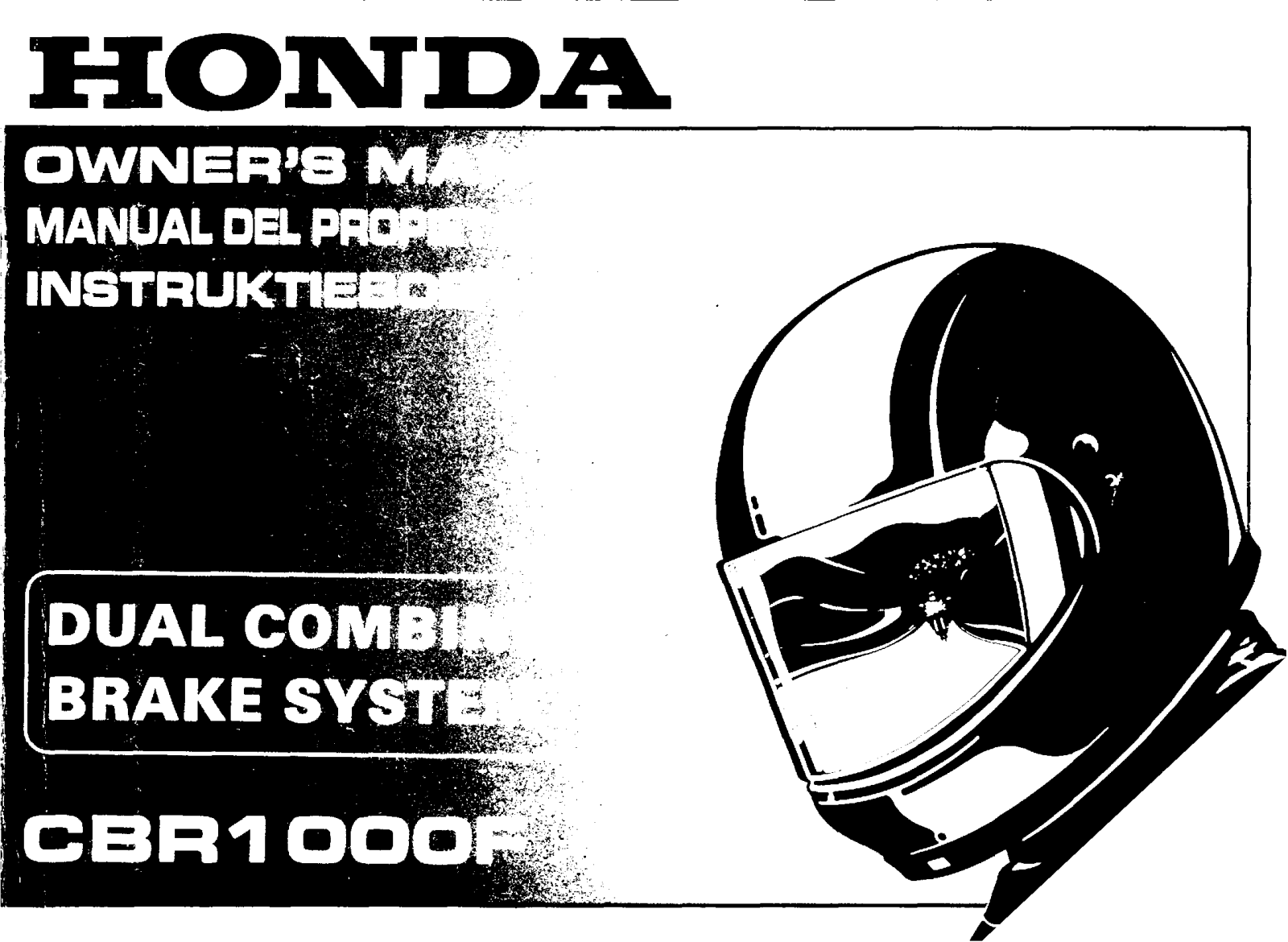 Honda CBR1000FP Owner's Manual