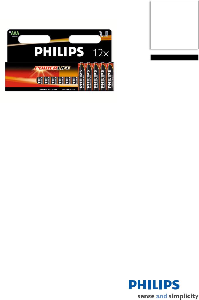 Philips LR03PC12C User Manual