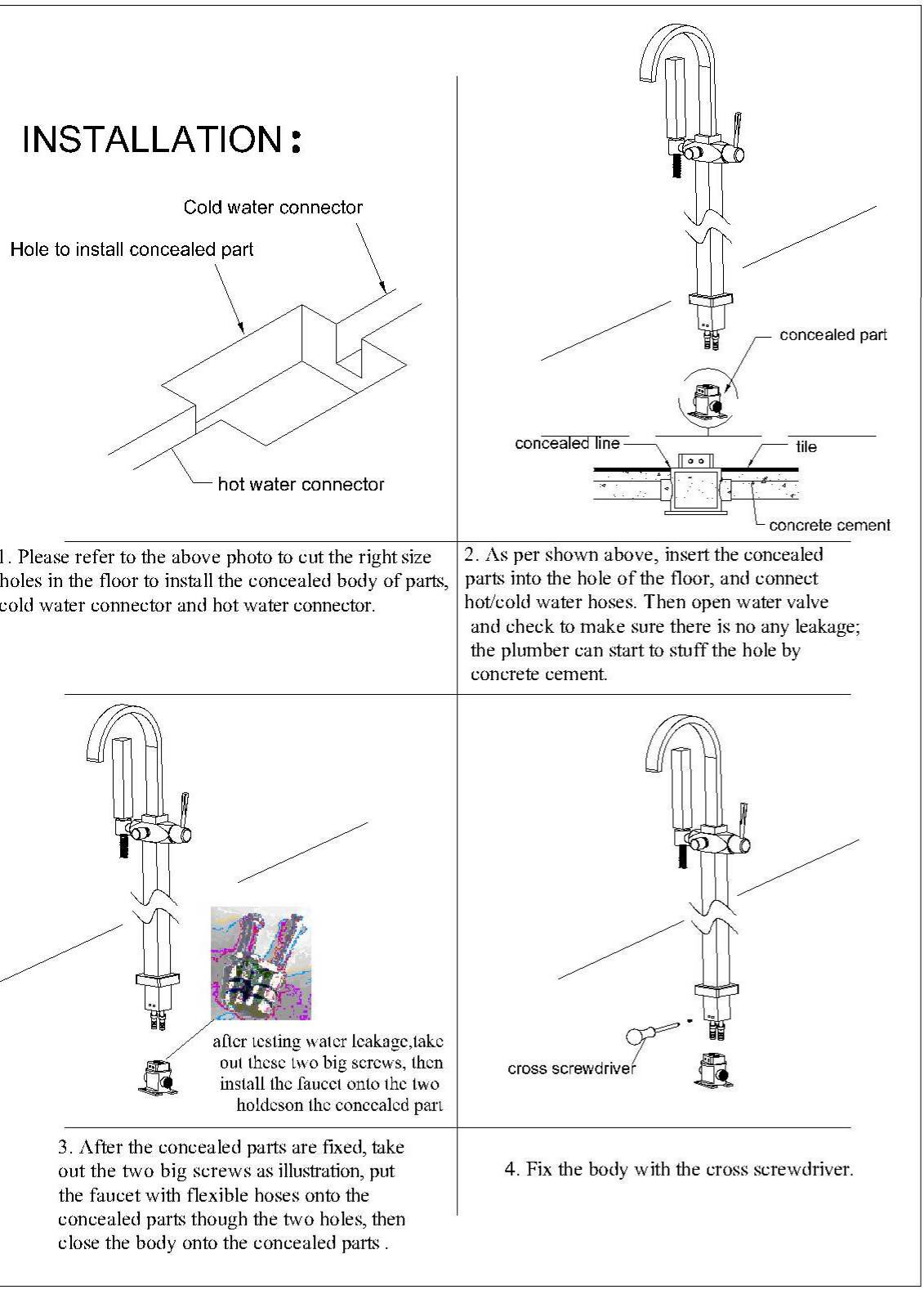 Eago PL057 Installation Manual