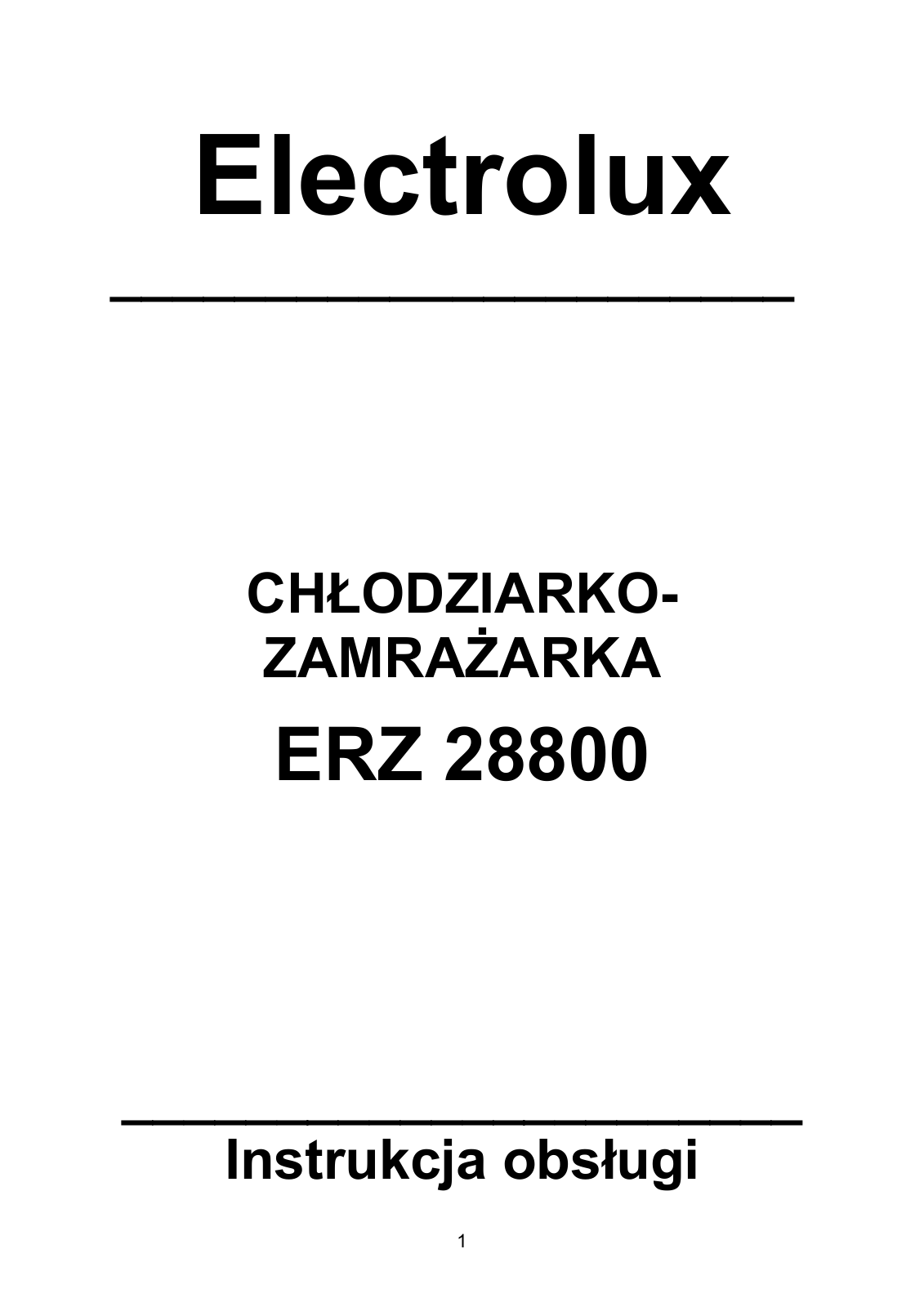 AEG ERZ28800 User Manual