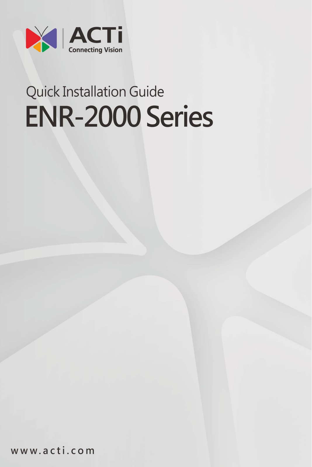 ACTi ENR-2000 Installtion Instruction