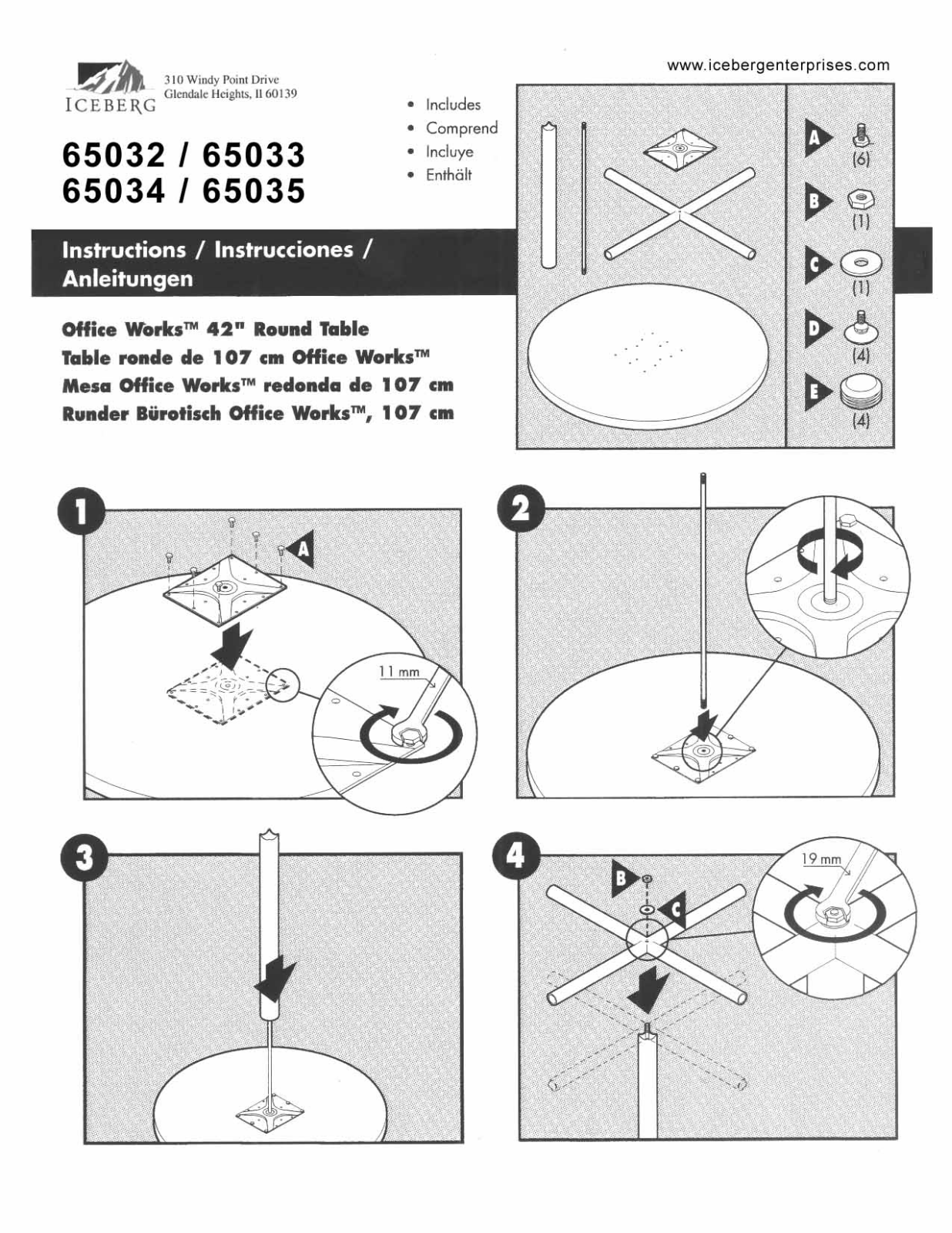 Iceberg 65032 User Manual