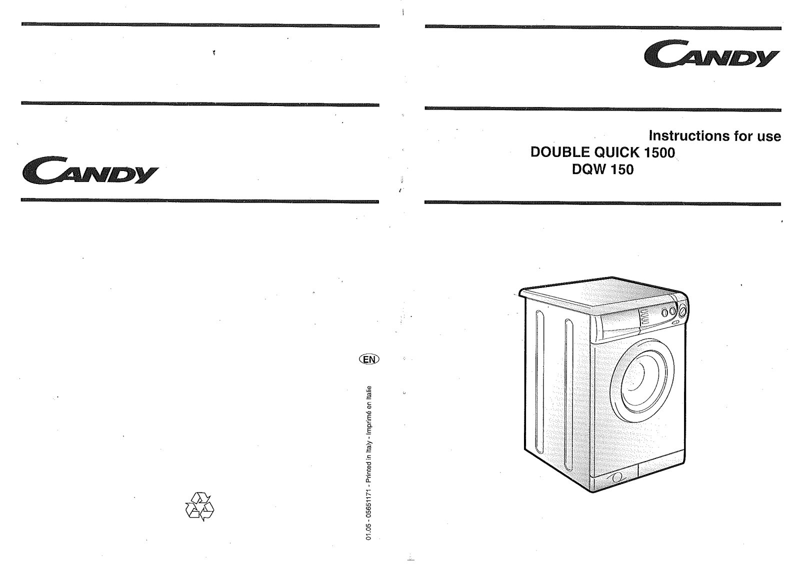 Hoover DQW 150 User Manual