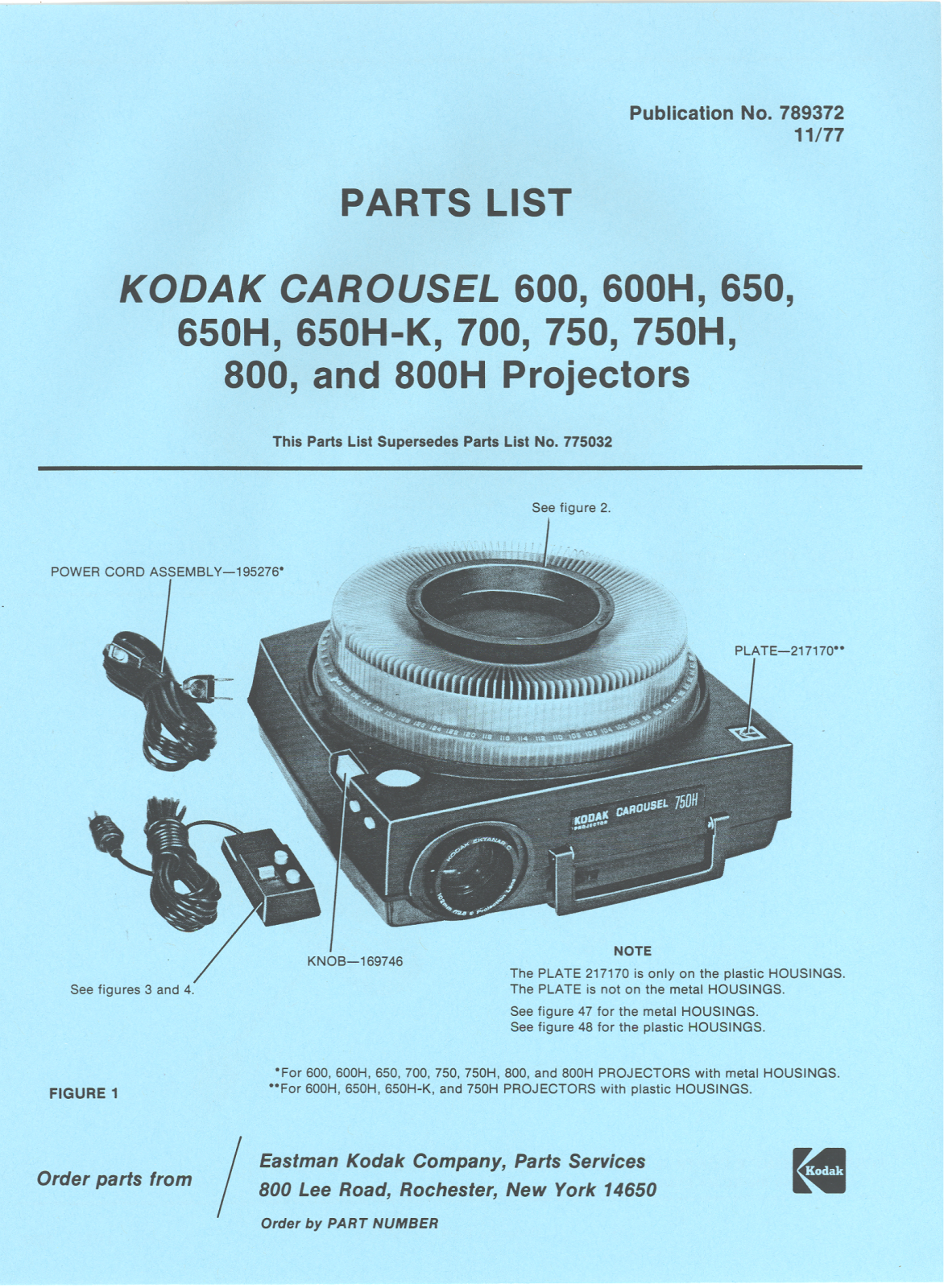 Kodak carousel 600, carousel 600h, carousel 650, carousel 650h, carousel 650k schematic