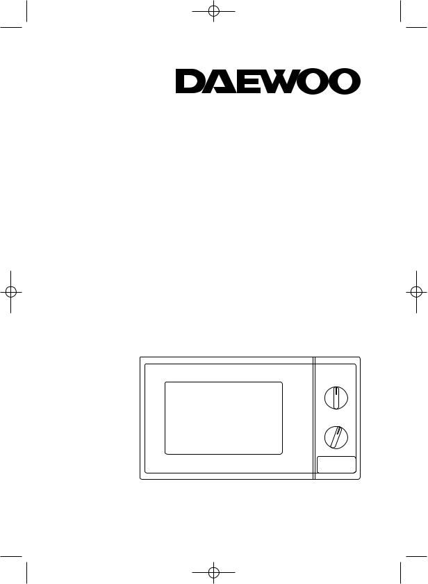 Daewoo KOR-63D7 User Manual