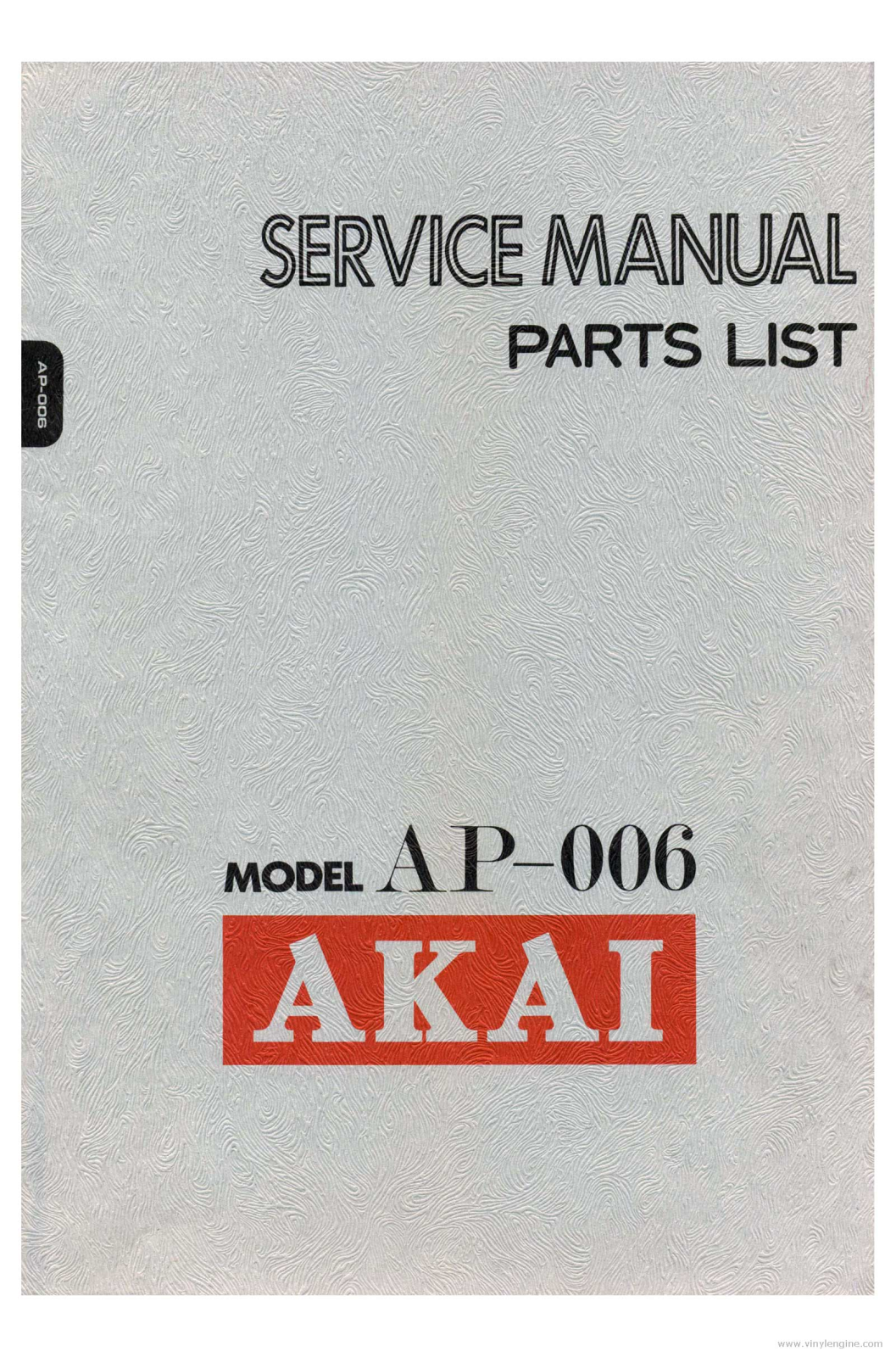 Akai AP-006 Service Manual