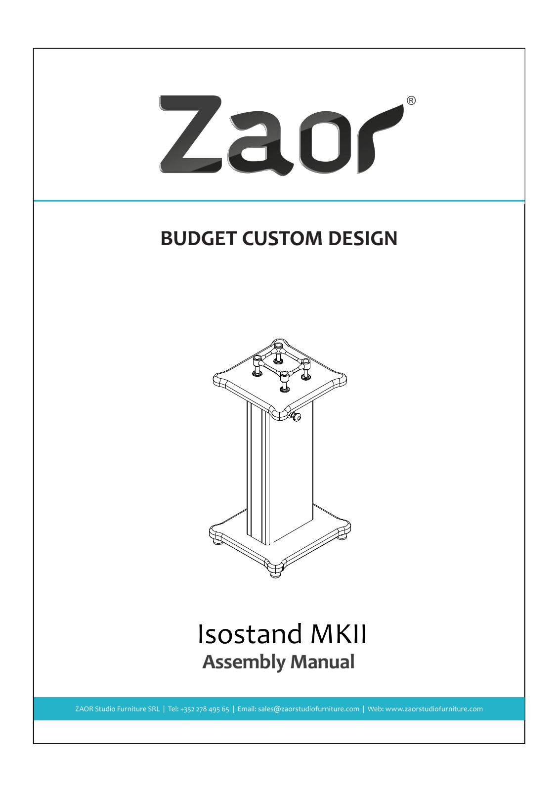 Zaor Isostand MkII Assembly