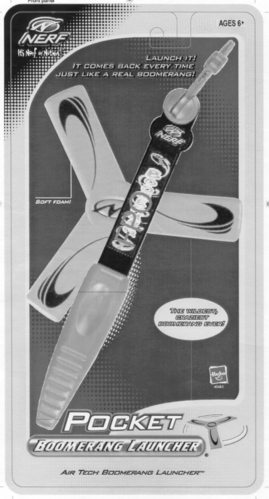 HASBRO Nerf Pocket Boomerang Launcher User Manual