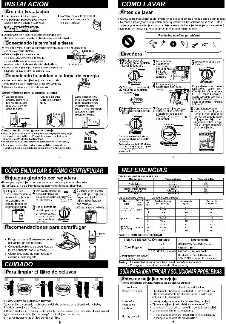 LG WP-1860R Owner's Manual