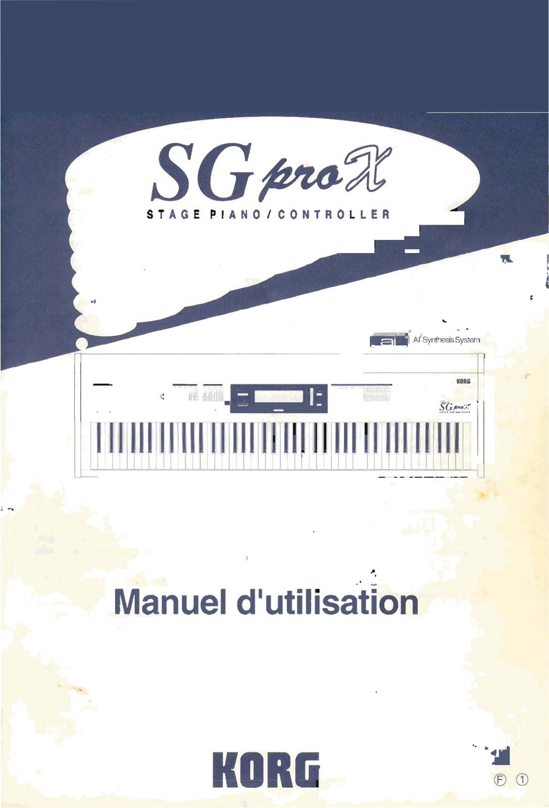 KORG SGPROX User Manual