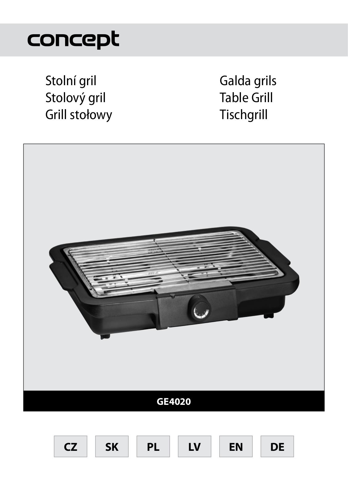 Concept GE-4020 User Manual