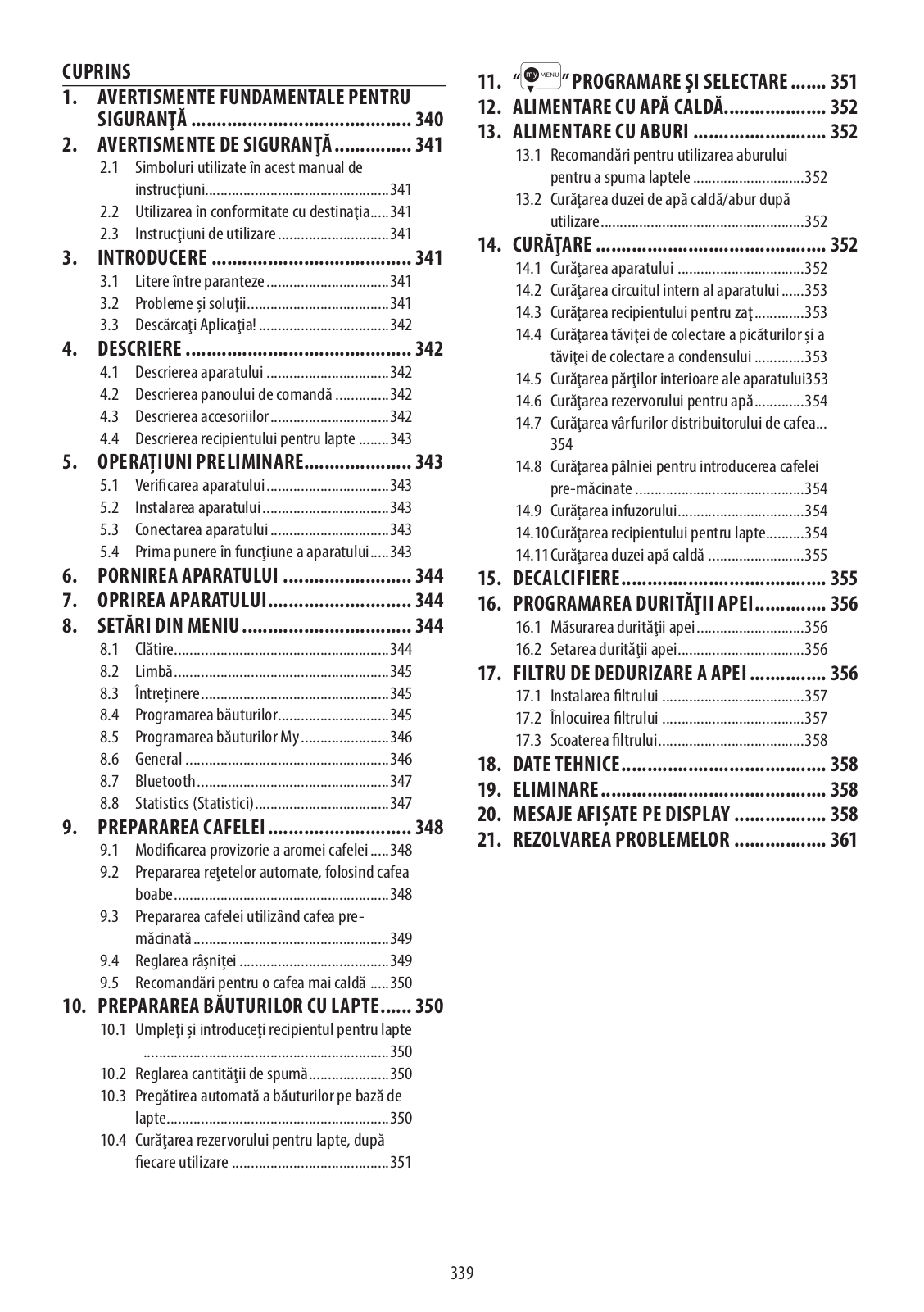 Delonghi ECAM510.55.M Instruction manuals