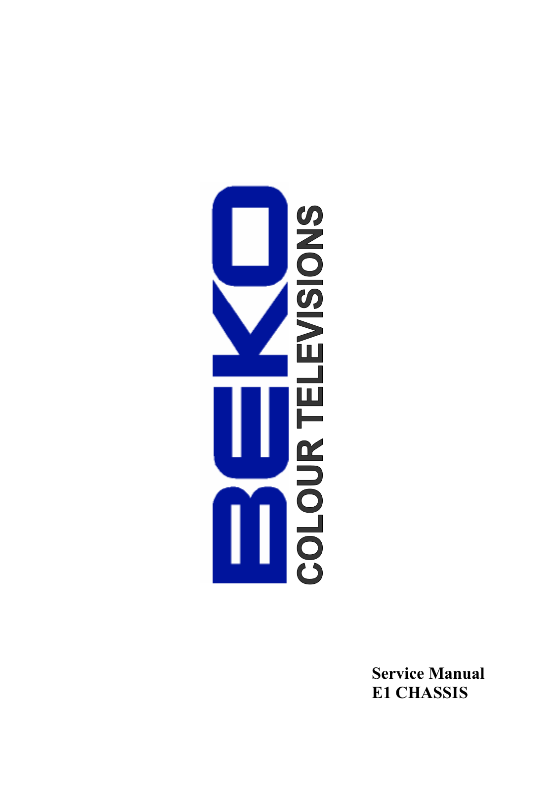 BEKO Ch.E1 Service Manual