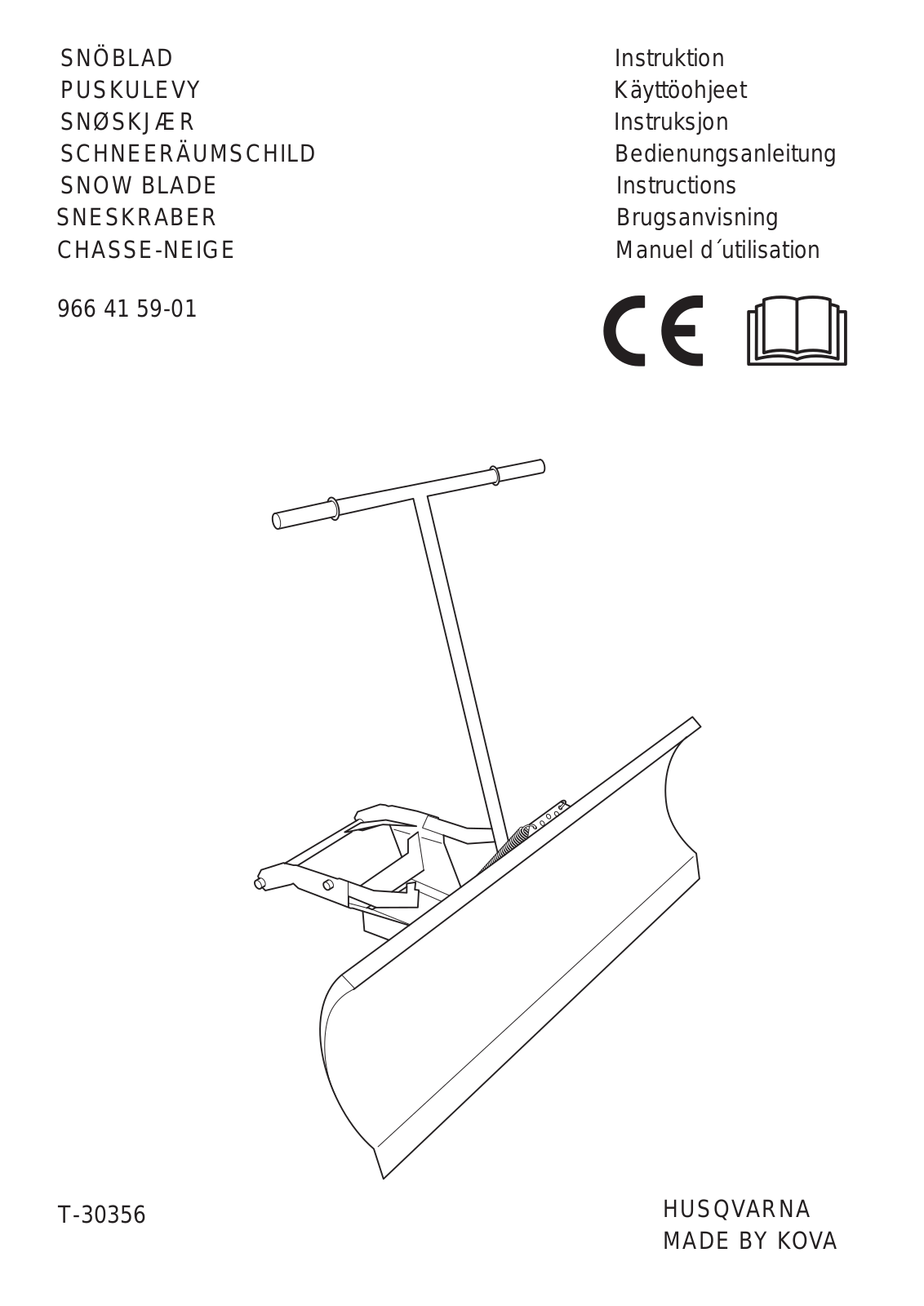Husqvarna 966415901, T30356 User Manual - ManualMachine.com