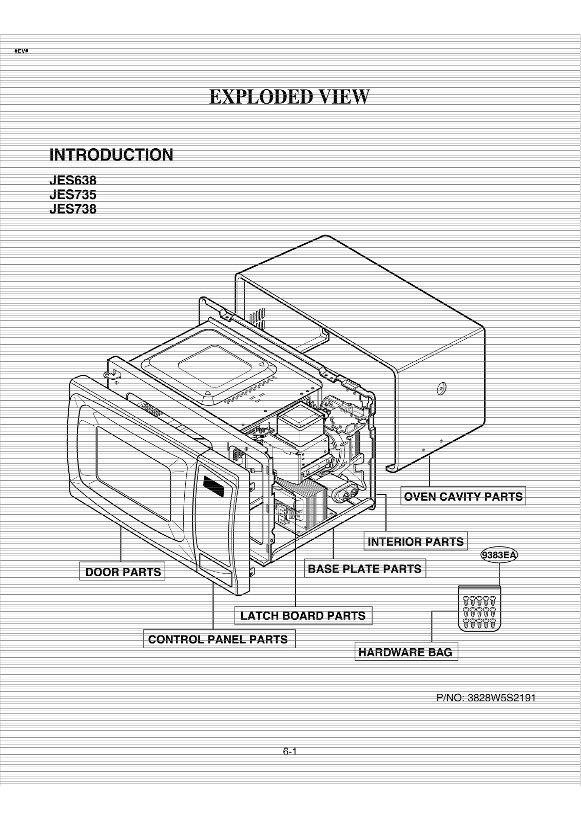 Ge Jes638bf, Jes638wf, Jes638bh Service Manual