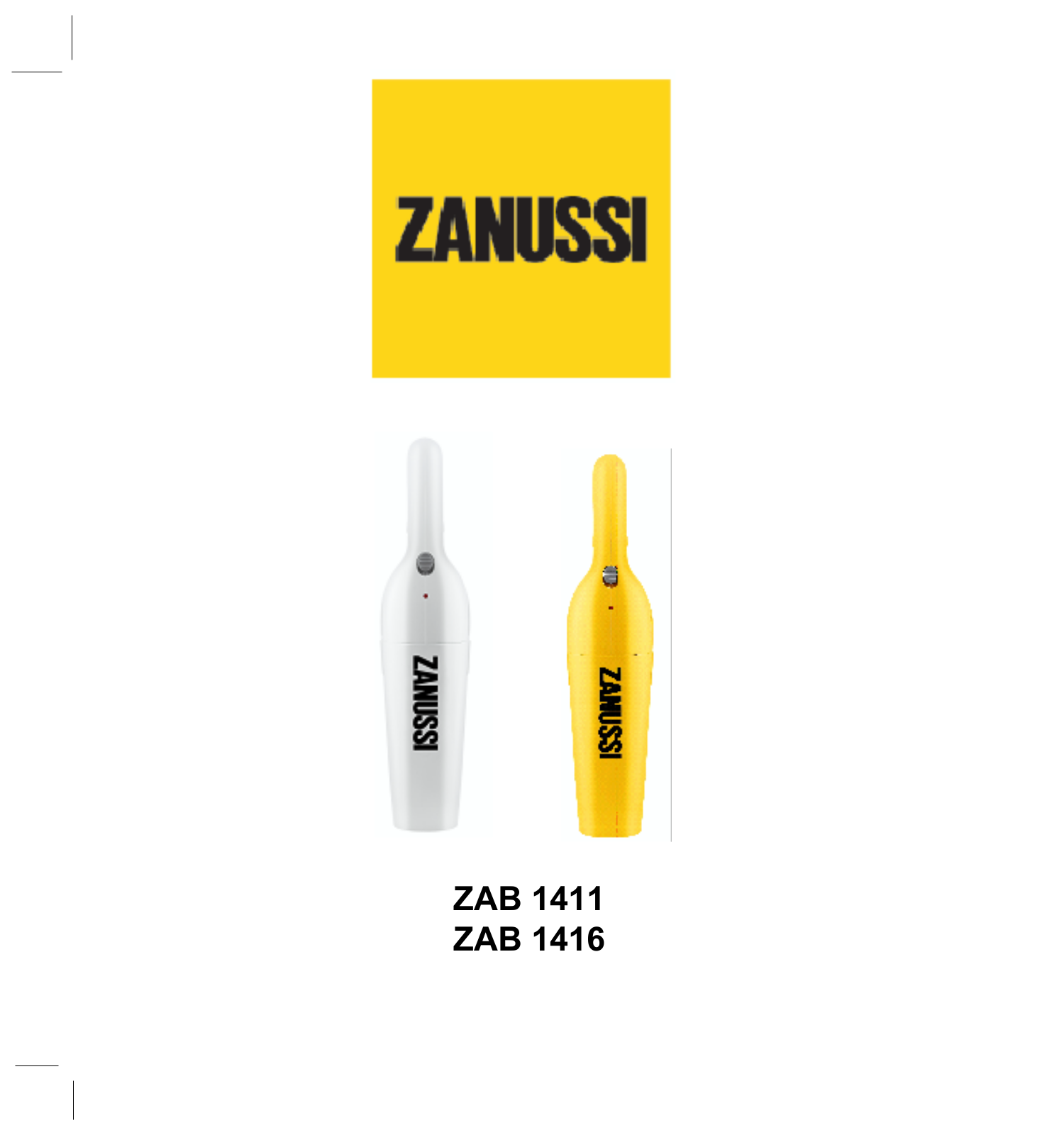 Zanussi ZAB1416 User Manual