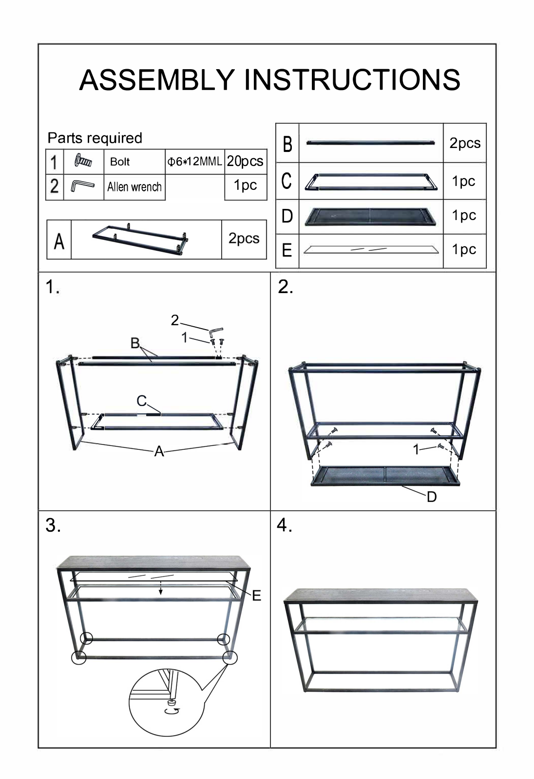 Zipcode Design W004315026 Installation & Assembly - ManualMachine.com