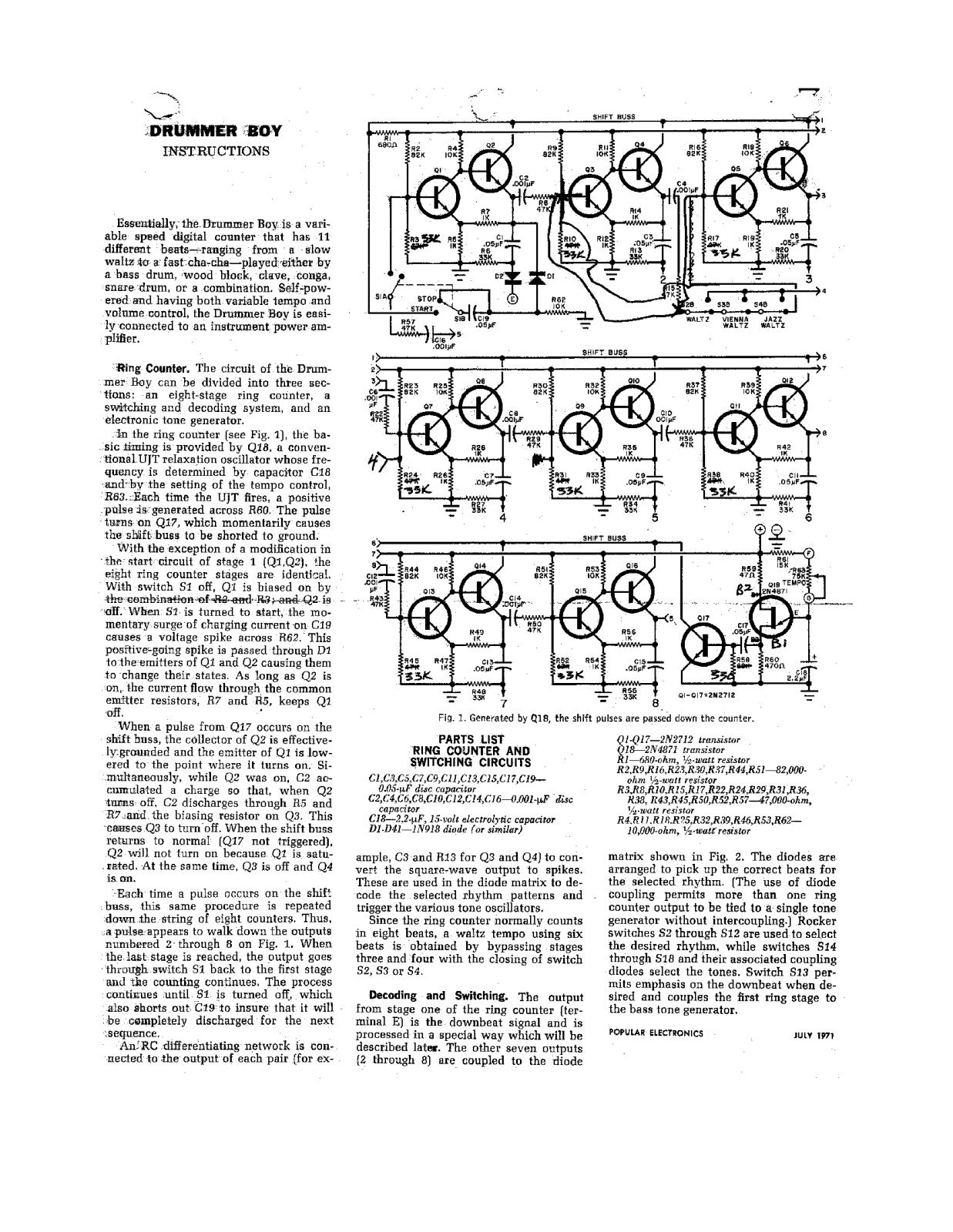 PAiA Electronics 7701 Instruction Manual