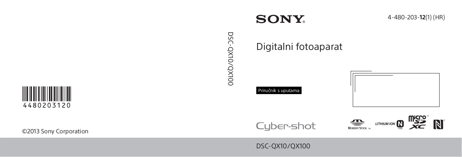 Sony DSC-QX10, DSC-QX100 User Manual