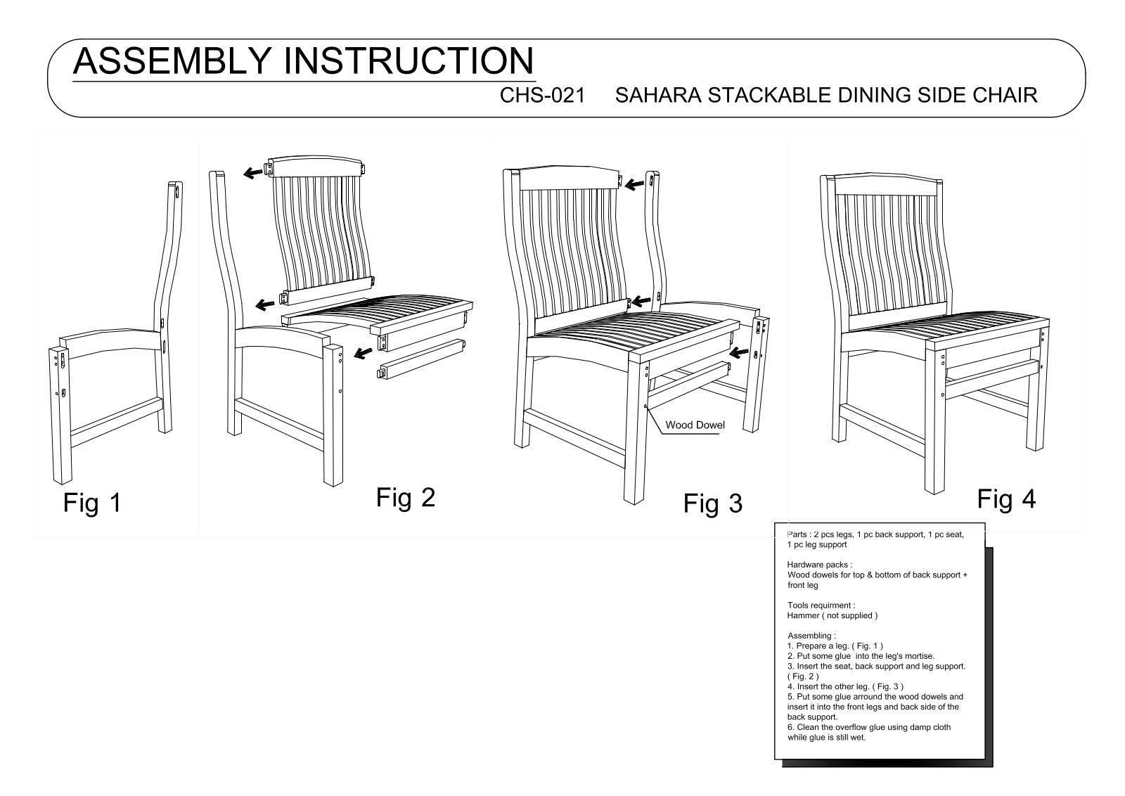 Anderson CHS021 User Manual