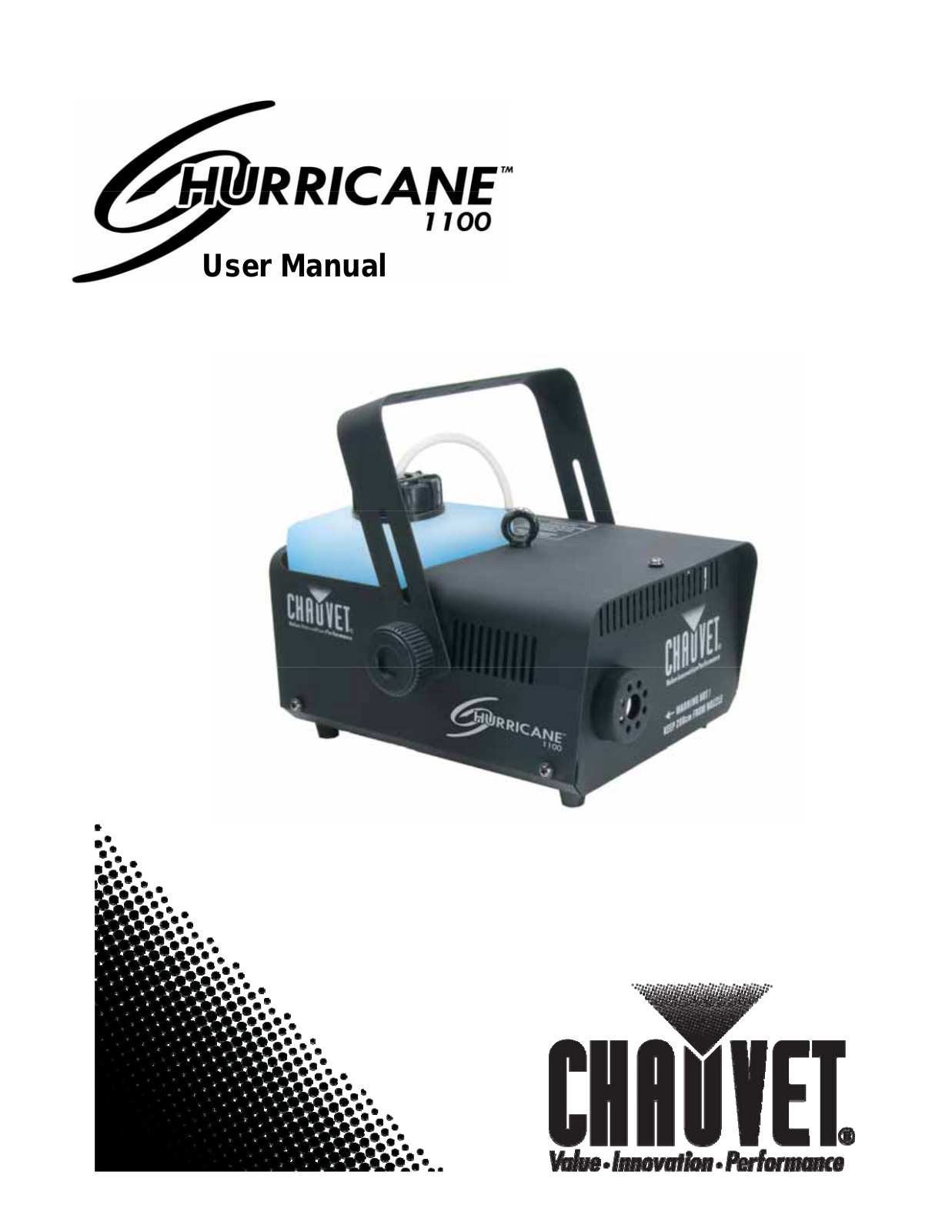 Chauvet HURRICANE 1100 User Manual