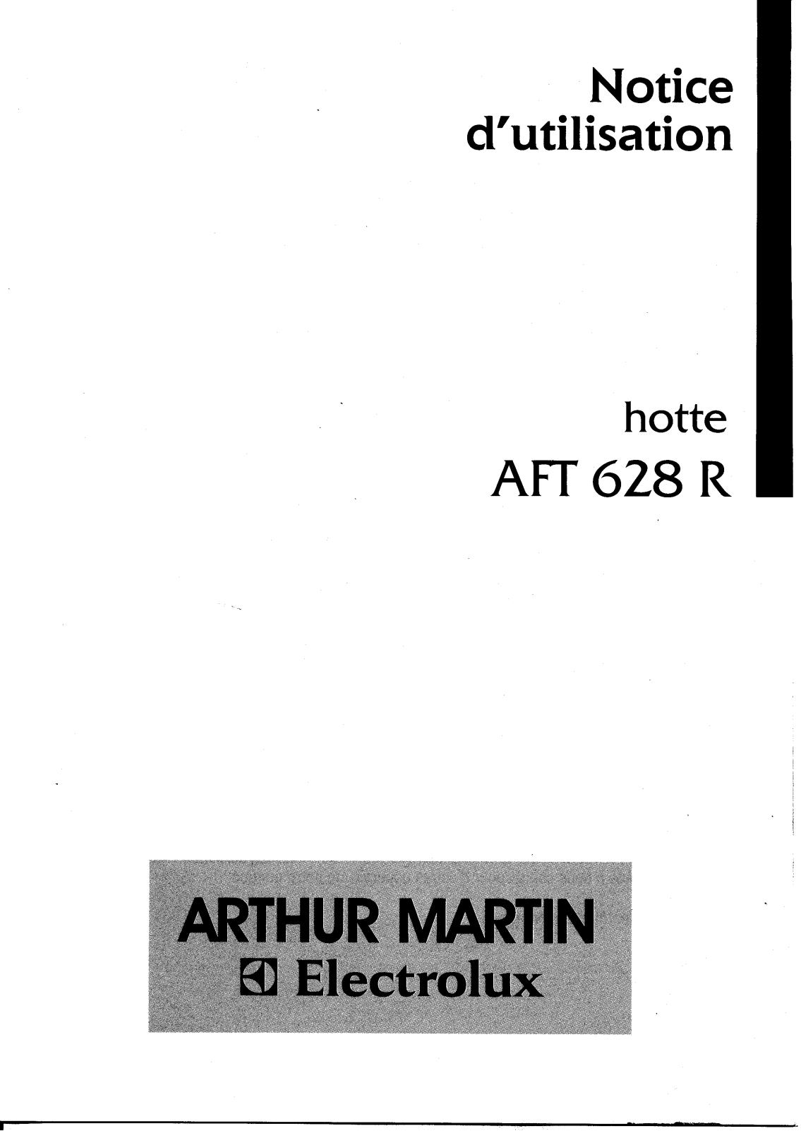 Arthur martin AFT628R User Manual