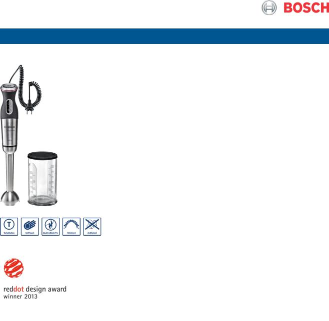 Bosch MSM88110 User Manual