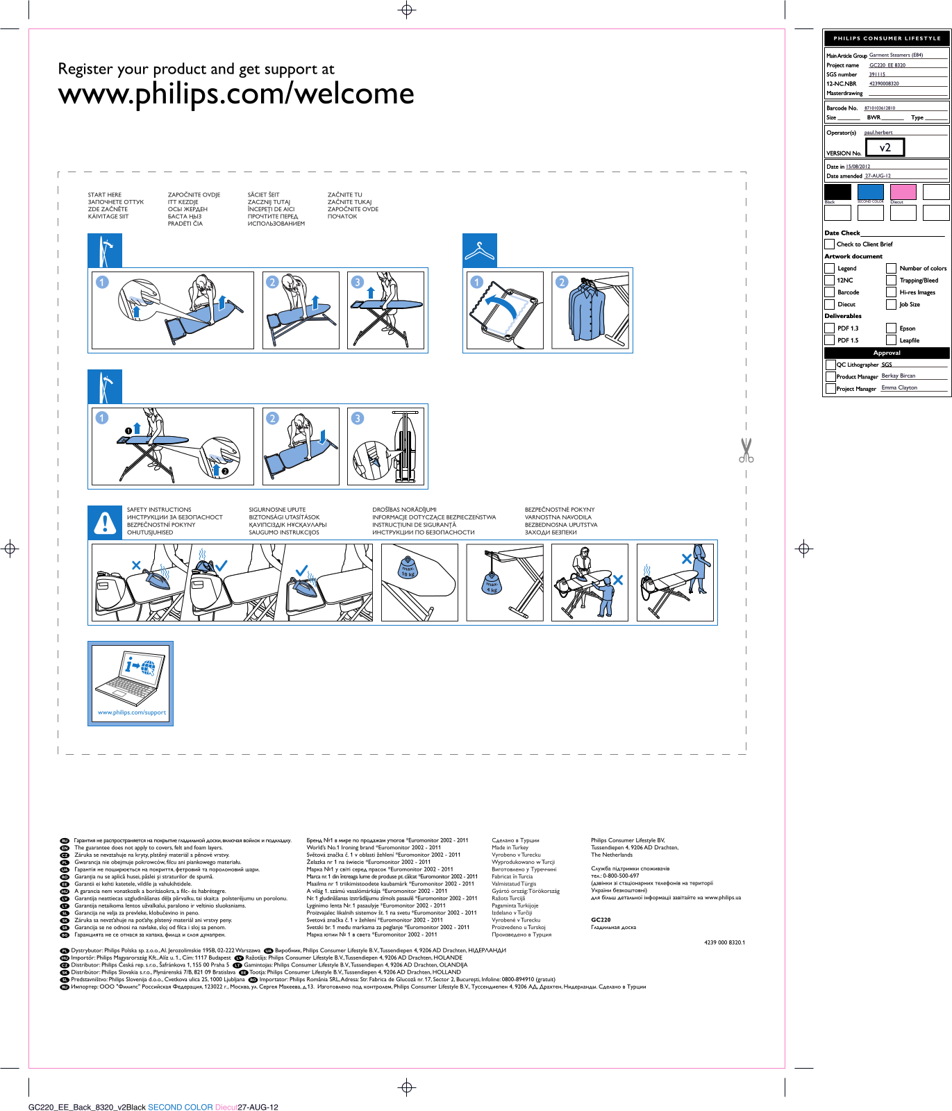 Philips GC 220 User Manual