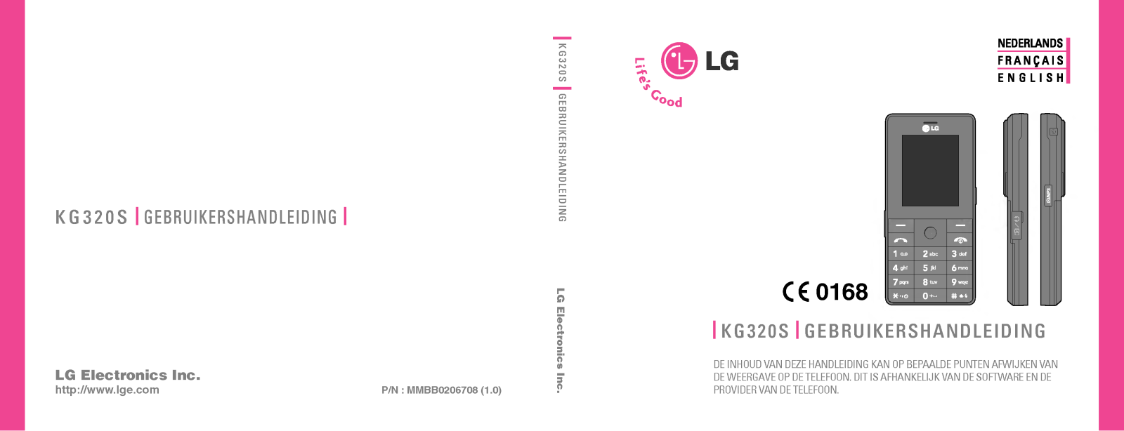 Lg KG320S User Manual