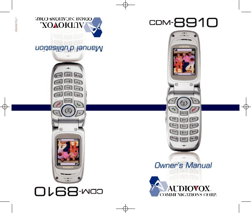 AUDIOVOX CDM-8910 User Manual