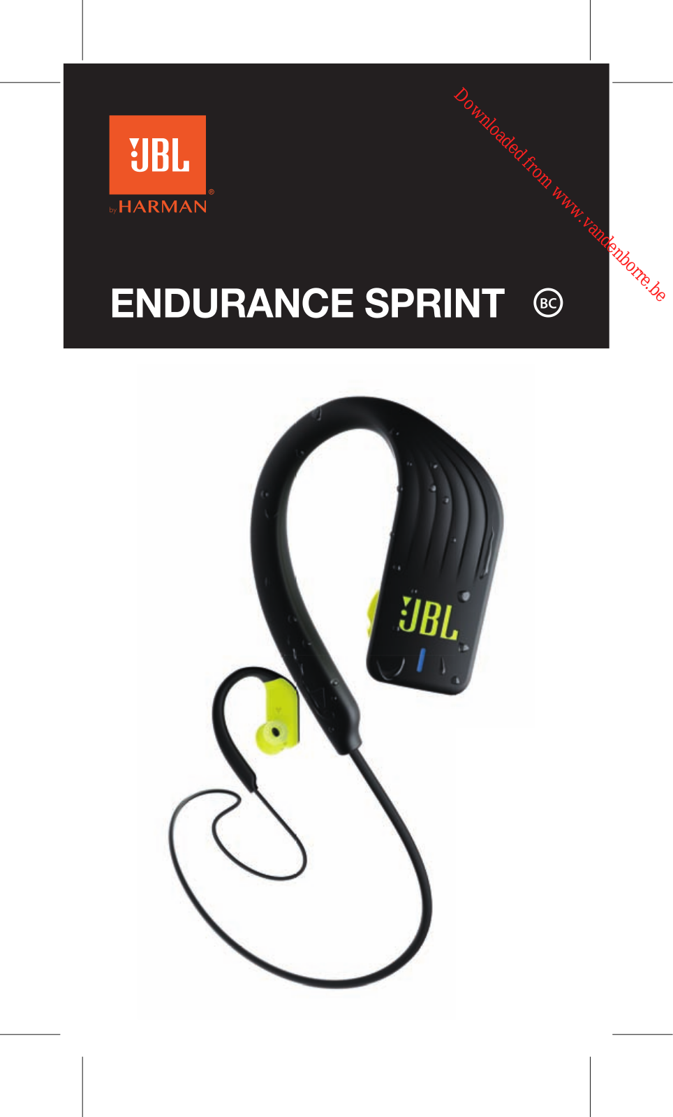 JBL ENDURANCE SPRINT User Manual