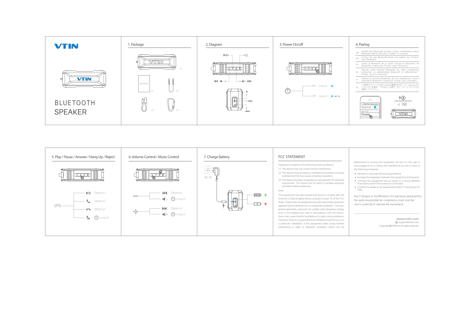 VTIN TECHNOLOGY BH086A User Manual