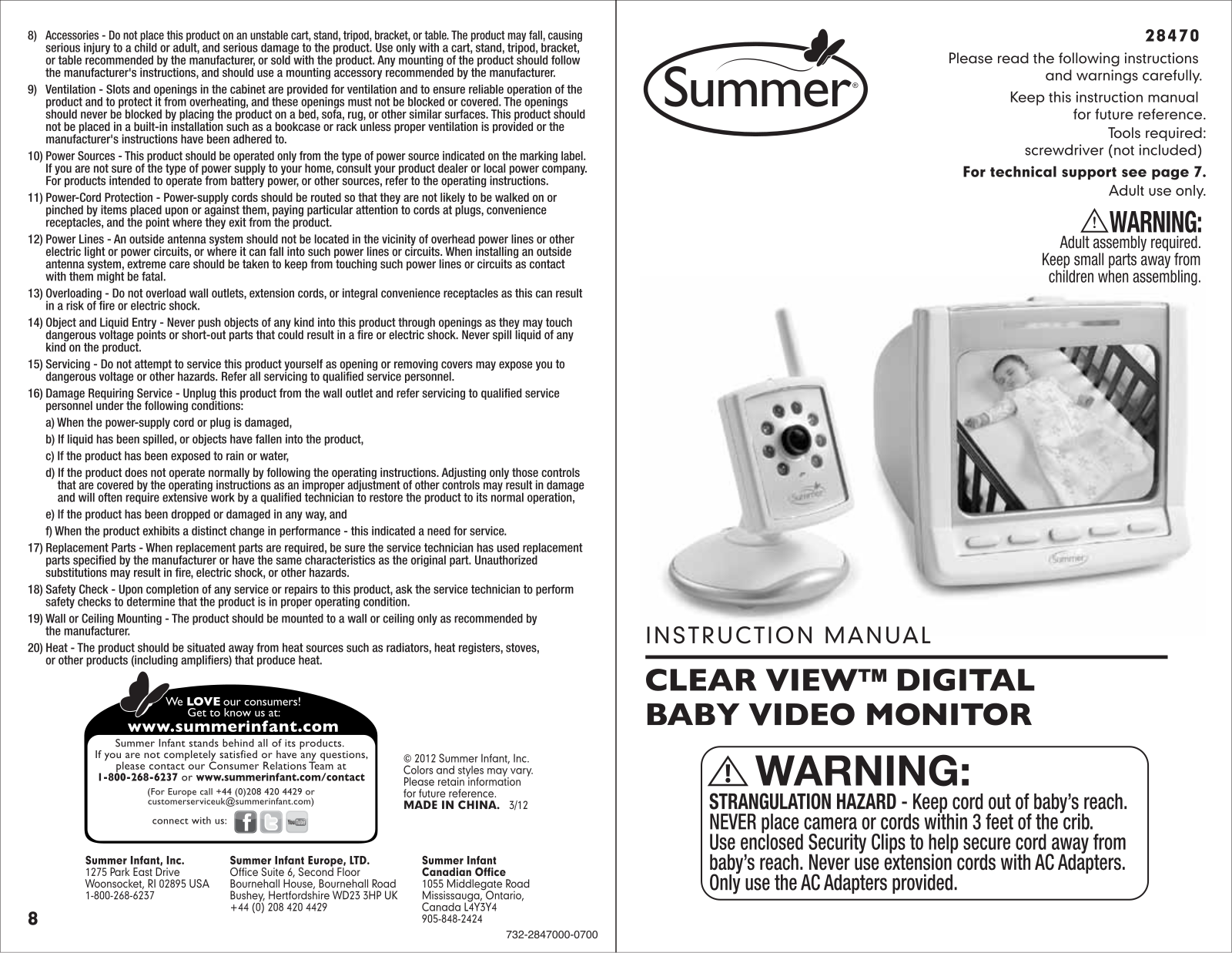 Summer Infant 847T Users Manual - ManualMachine.com