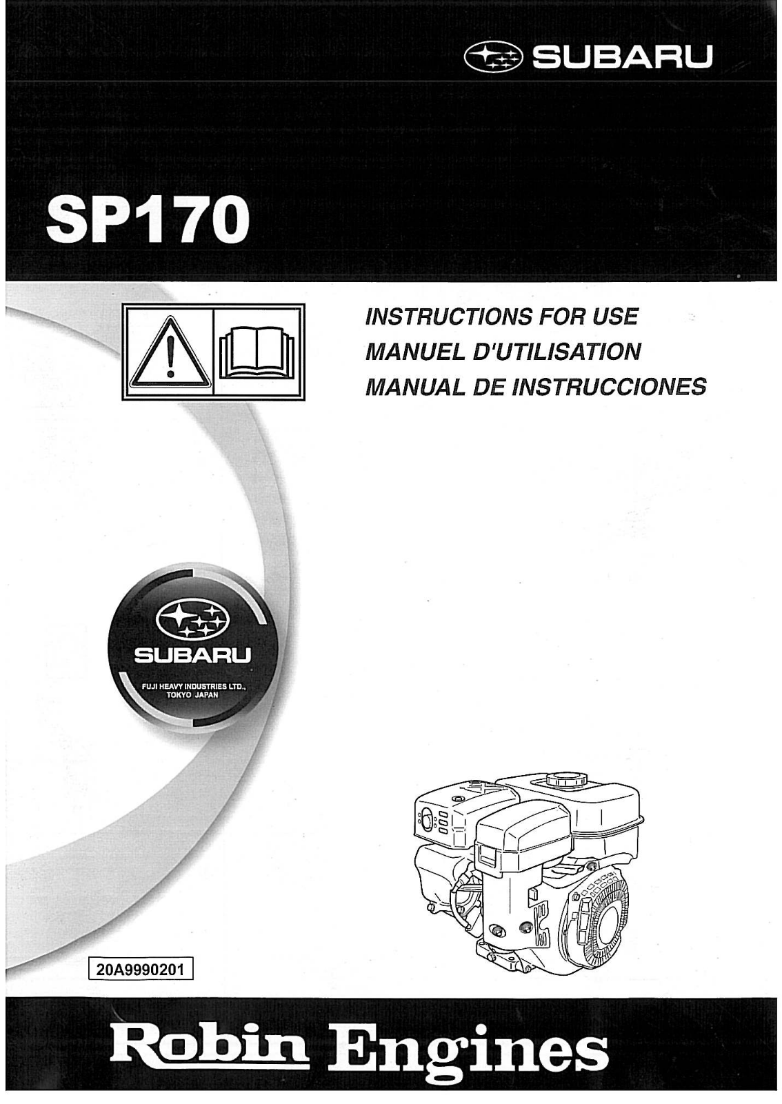 Subaru SP170 user guide