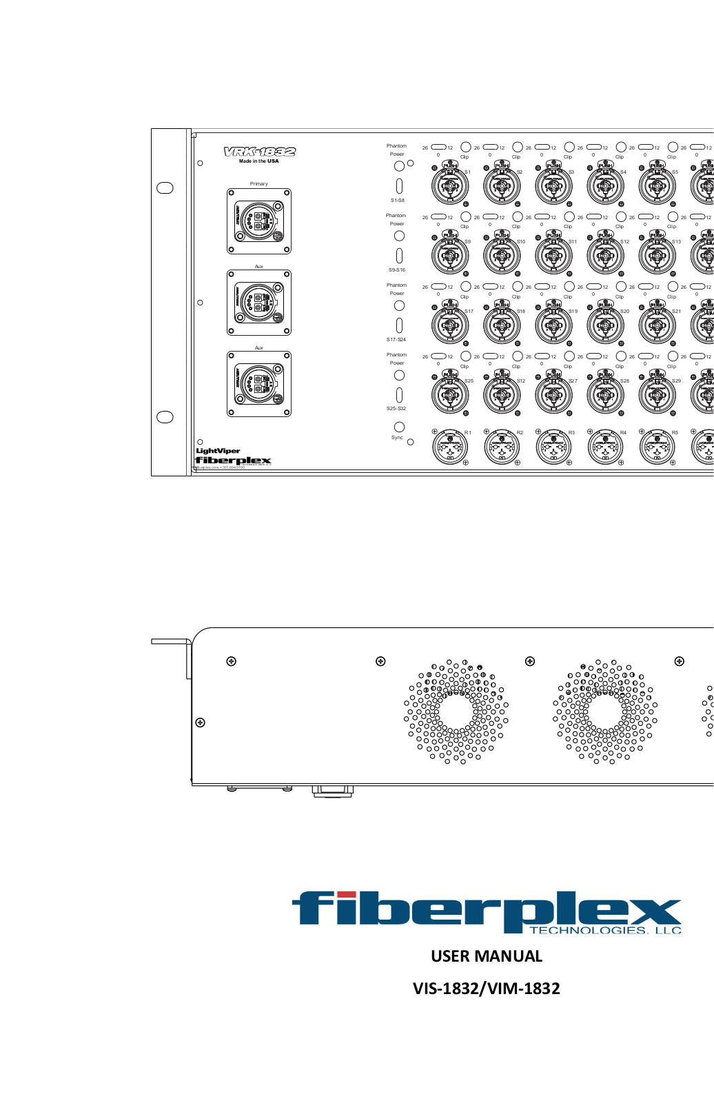 Fiberplex VIS-1832, VIM-1832 User Manual - ManualMachine.com