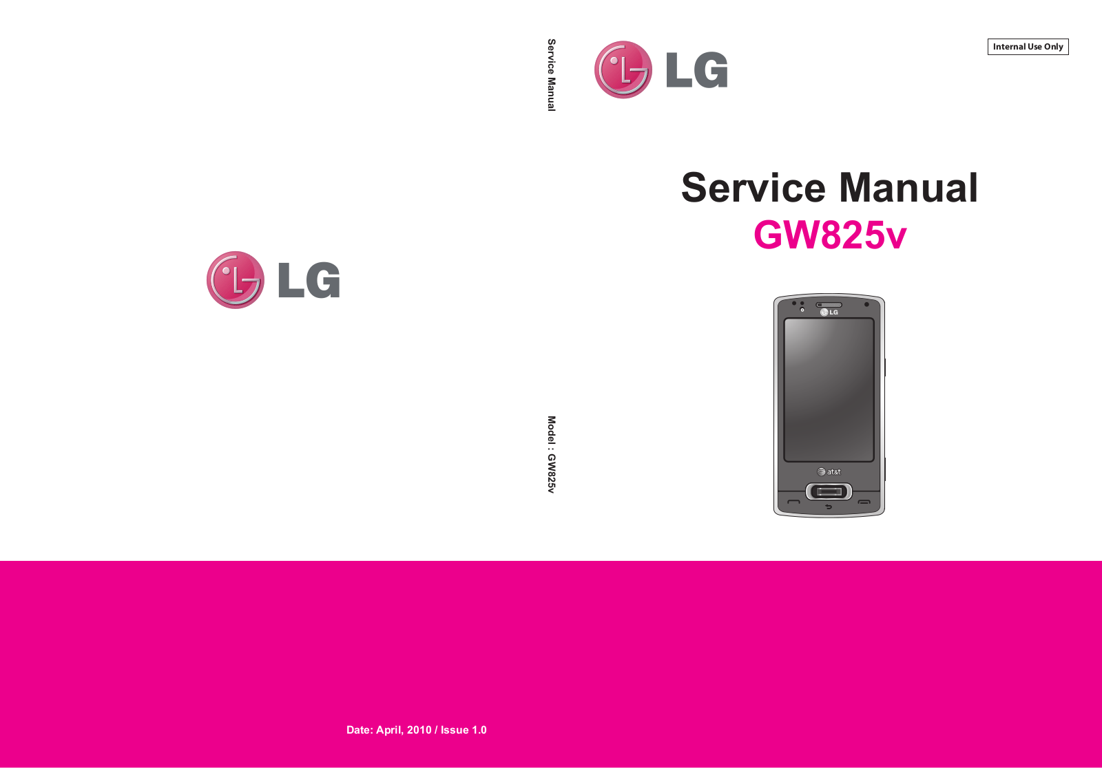 LG GW825V Service Manual