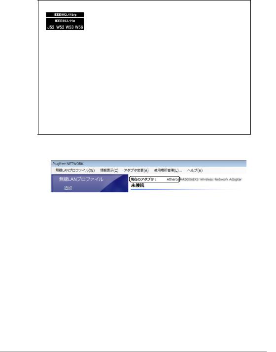 Fujitsu FMV-C8250, FMV-T8160, FMV-T8260, FMV-U8250, FMV-TB14/B IEEE 802.11a/g compliant For users of built-in wireless LAN