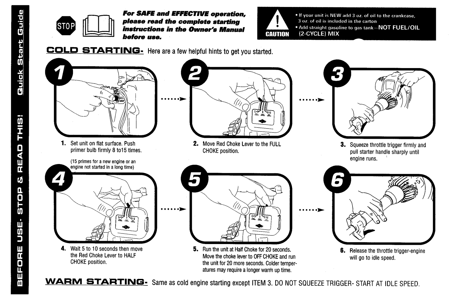 Snapper SST-16CL User Manual