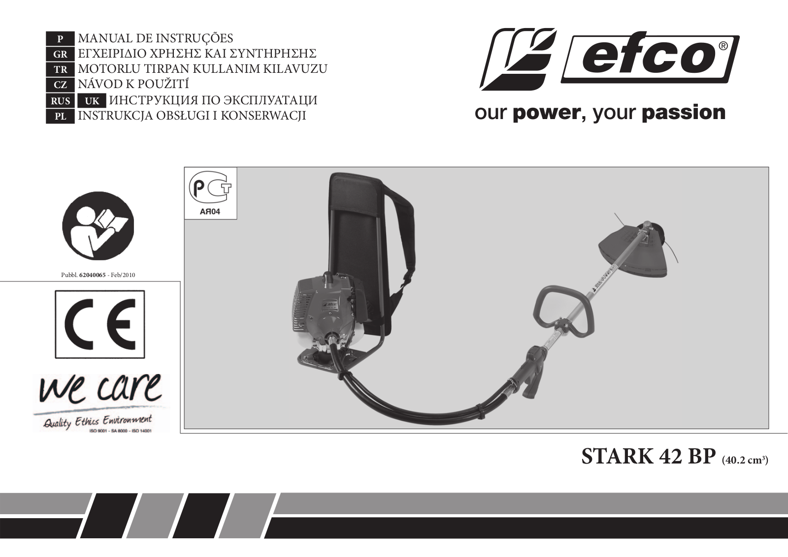 Efco STARK 42 BP User Manual