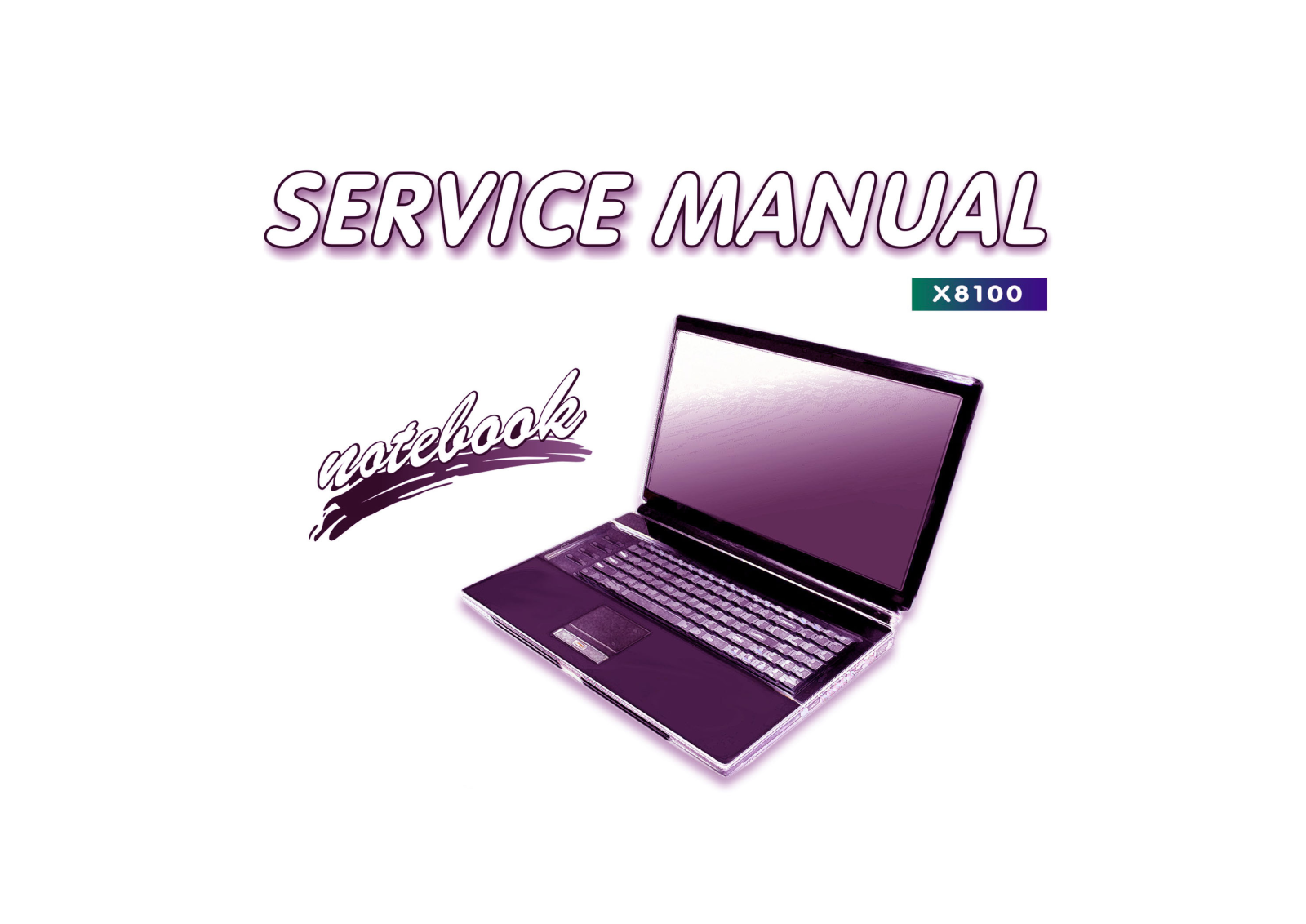 Clevo X8100 Service Manual