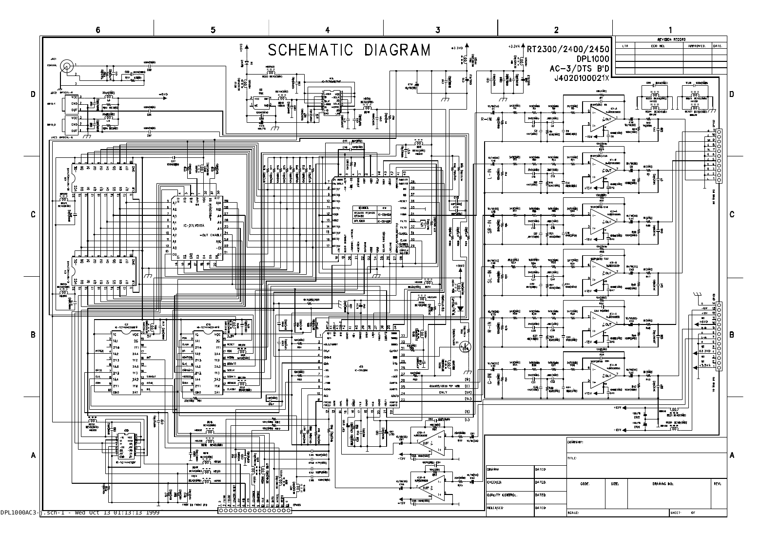 Thomson DPL1000 Schematic - ManualMachine.com