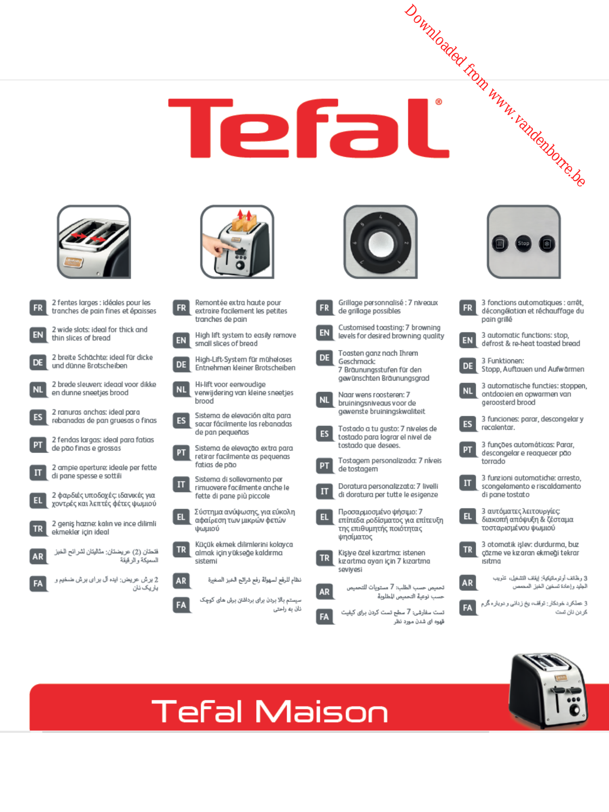 TEFAL TT771811 User Manual