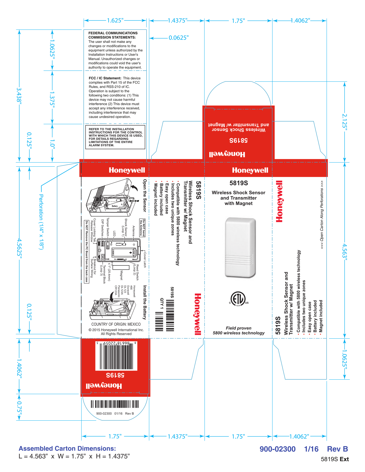 Ademco 8DL5819SV Users Manual