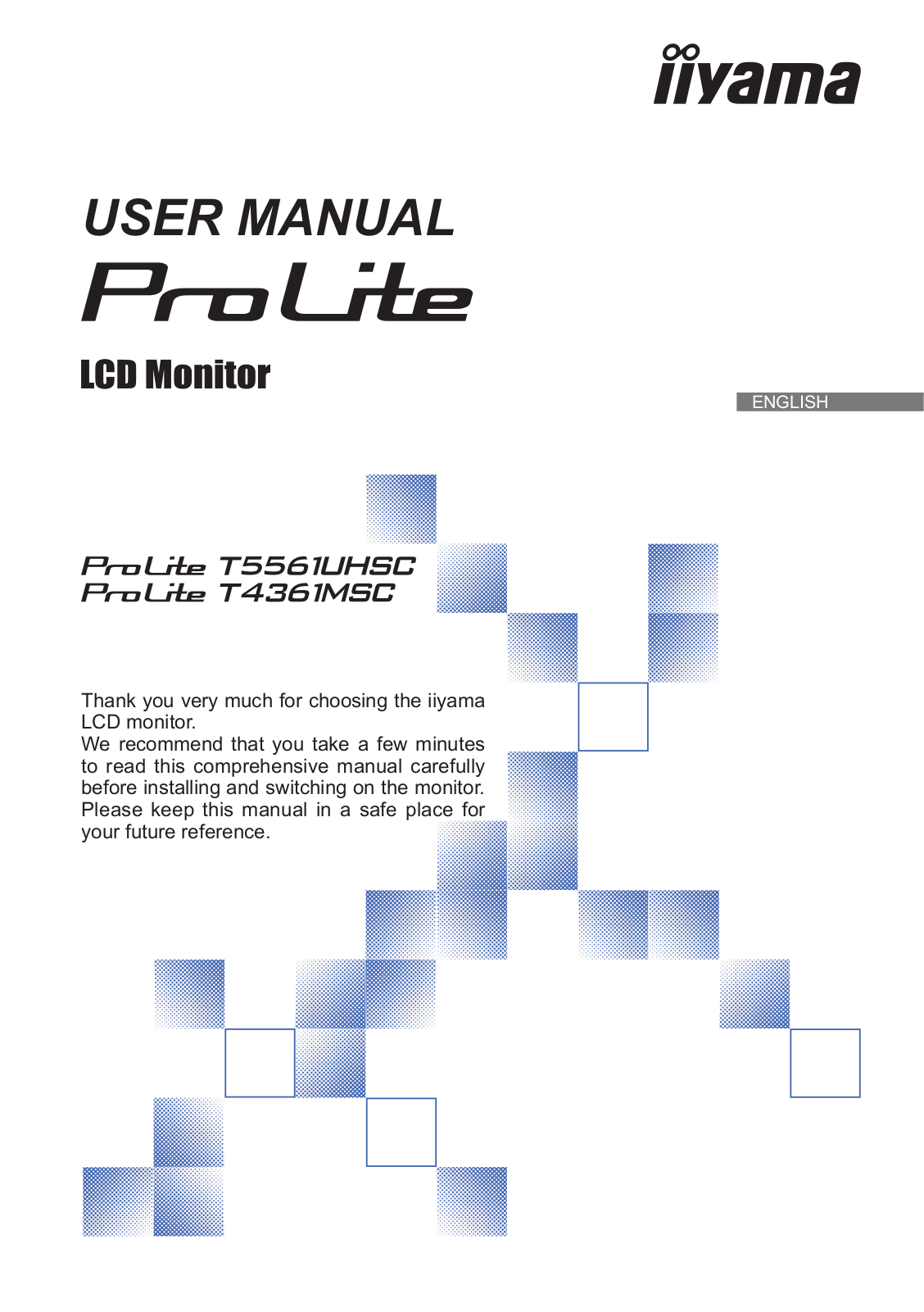 iiyama ProLite T5561UHSC-B1 User Manual