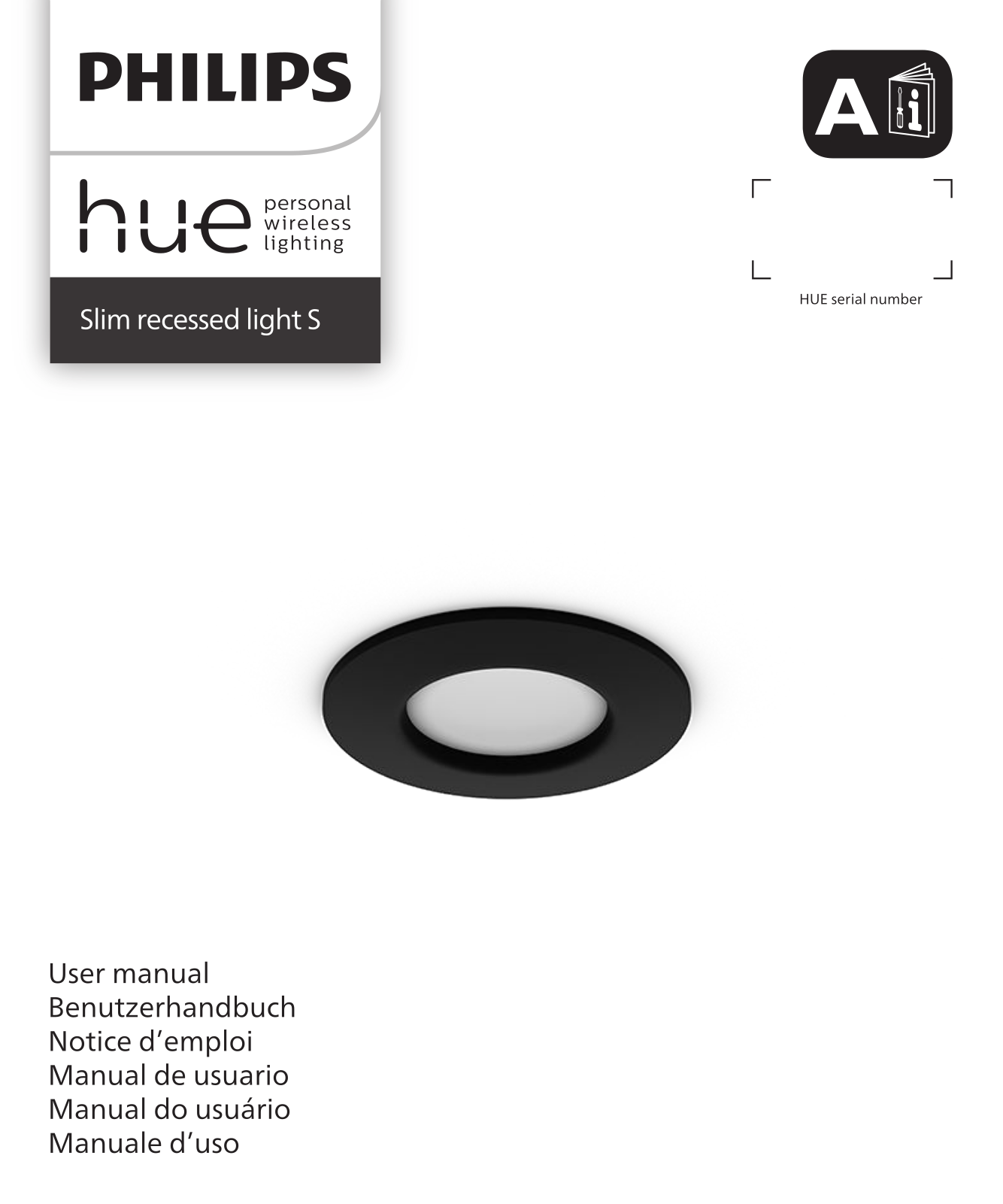 Philips hue Slim recessed light S User guide - ManualMachine.com