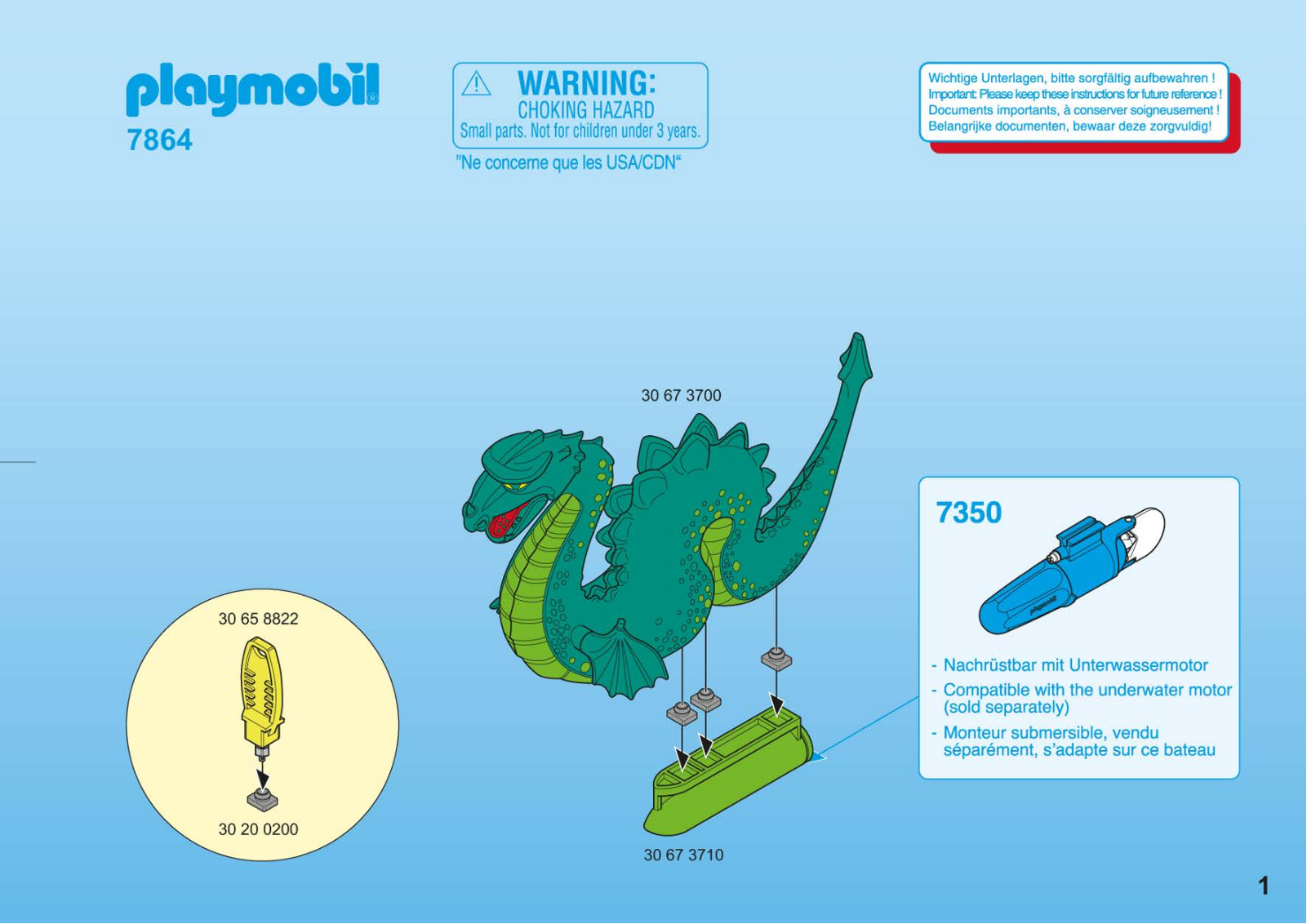 Playmobil 7864 Instructions