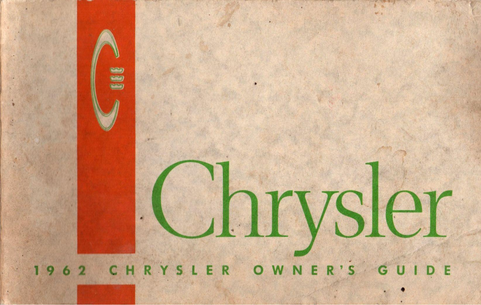 Chrysler 1962 Operating Instructions