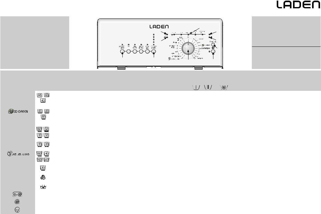 LADEN EV 1260 PROGRAM TABLE