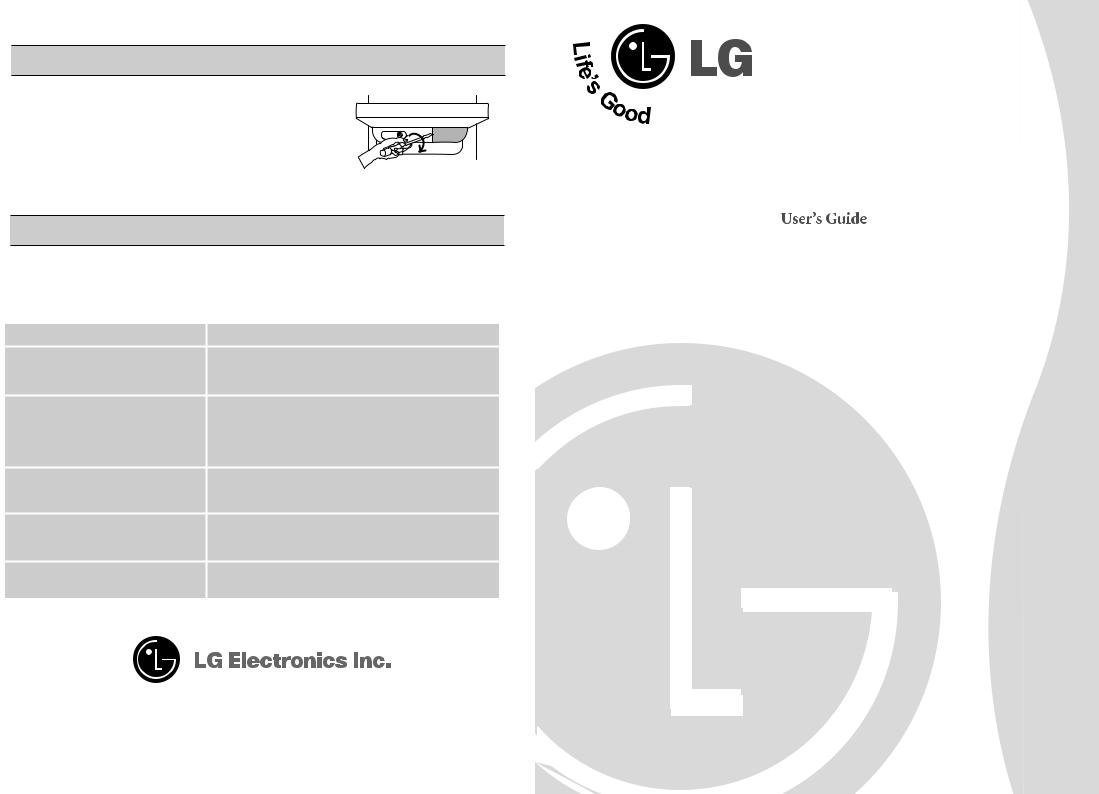 LG GN-241RL Manual book