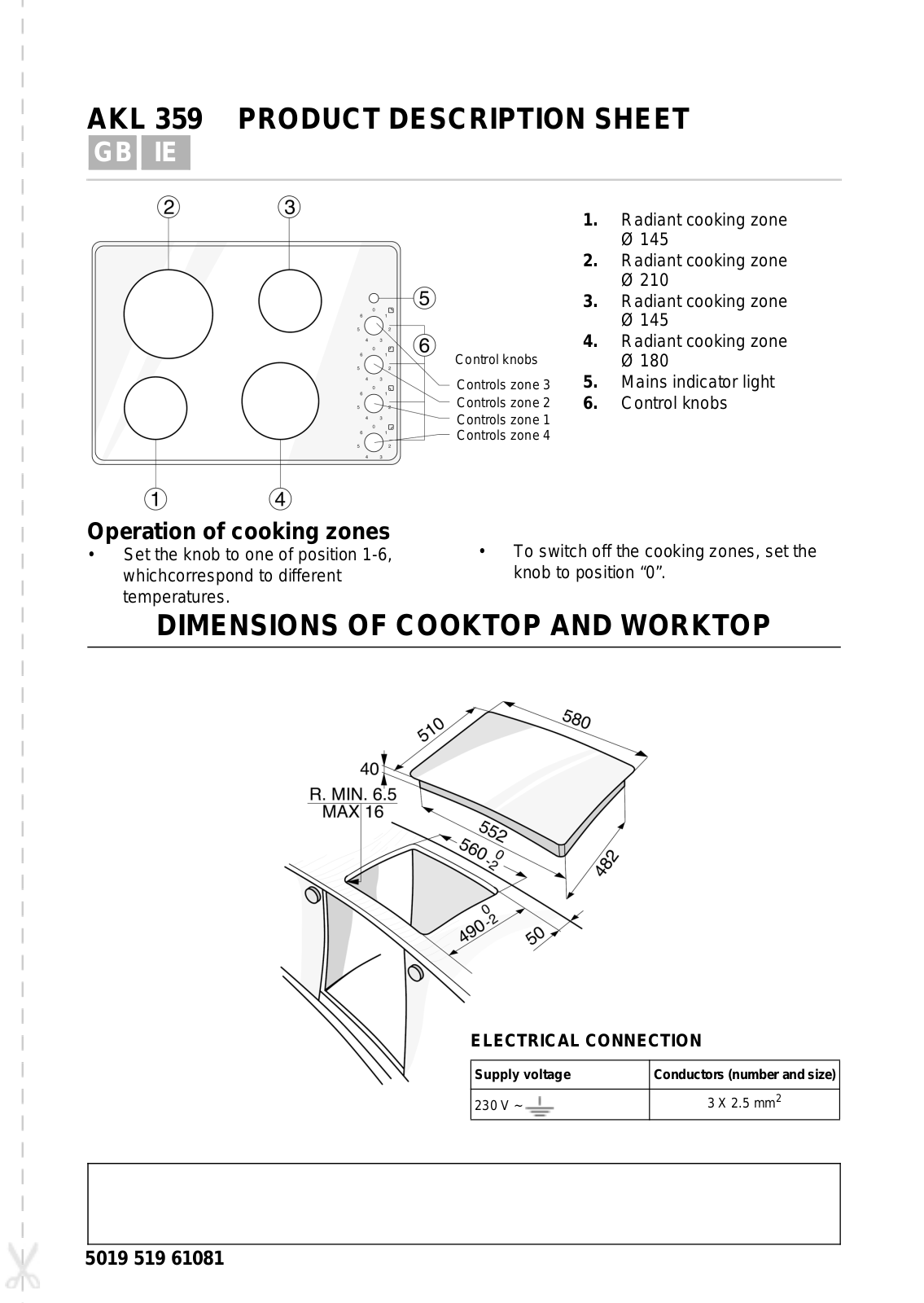 Whirlpool AKL 359/BR/02, AKL 359/WH/02 INSTRUCTION FOR USE